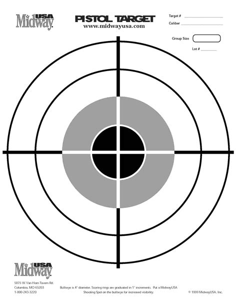 Fun Printable Shooting Targets