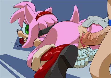Rule Amy Rose Anthro Ass Back View Barefoot Breasts Color Feet Hot Sex Picture