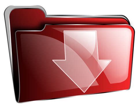 Clipart Folder Icon Red Download