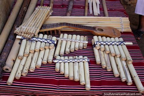 Paraguay en dos ocasiones y bolivia en. Bamboo pipes and stringed instrument for sale in the ...