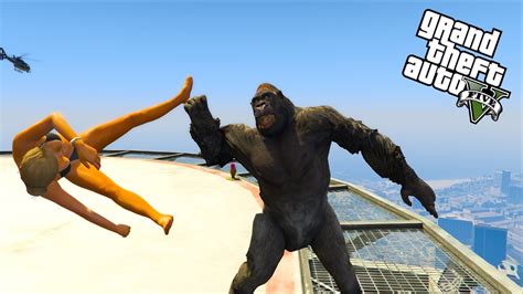 Gta 5 Extremer Gorilla Mod Godzilla Ist ZurÜck Youtube