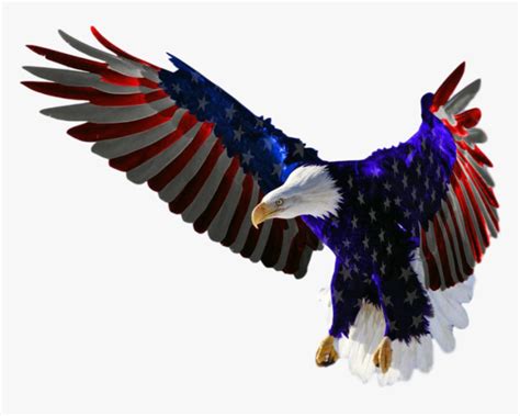 Features American Flag Eagle Clipped Rev Eagle Flying American Flag