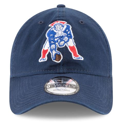 Mens New England Patriots New Era Navy Historic Logo Core Classic