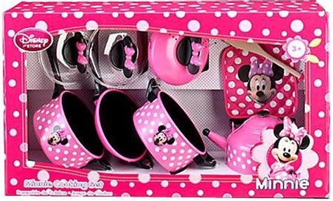 Disney Store Minnie Mouse Kitchen Play Set Pots N Pans