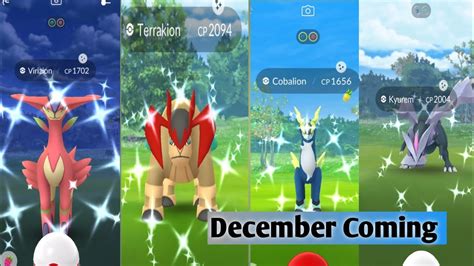 Finally December Month Legendary Confirm In Pokemon Go New Events And