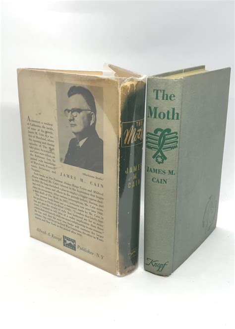 The Moth First Edition By James M Cain Near Fine Hardcover 1948