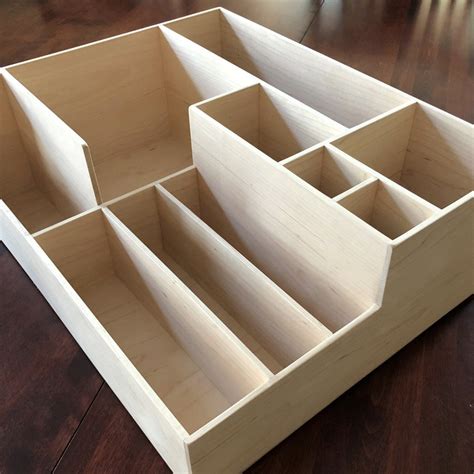 Shop kitchen drawer organizers at the container store. Custom Deep Drawer Organizer, Stacking Drawer Organizer in ...