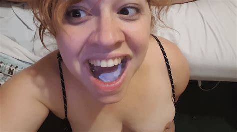 Slut Is So Happy To Have A Big Mouthful Of Cum Cum Face