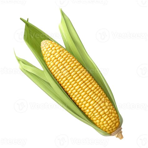 Fresh Yellow Corn Isolated Illustration Ai Generative 24392744 Png