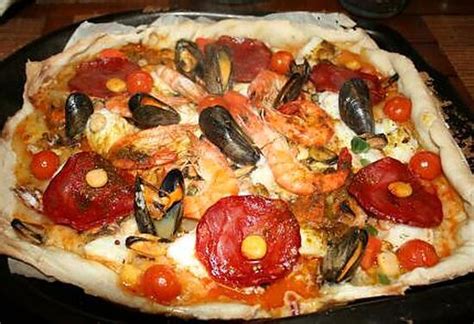 Recette De Pizza Espagnol Paëlla