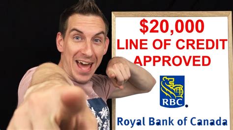 How I Got 20 000 Line Of Credit Approved Royal Bank Of Canada YouTube
