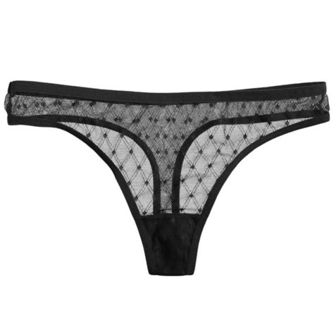 women sexy see through g string lace mesh t back panties low rise lingerie