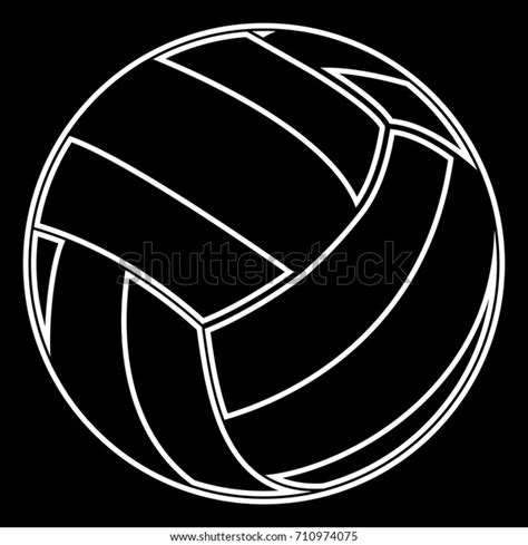 Volleyball Ball Icon Stock Vector Royalty Free 710974075 Shutterstock