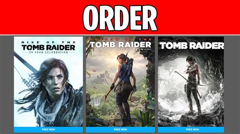 Tomb Raider Games In Order New Tomb Raider Trilogy Youtube