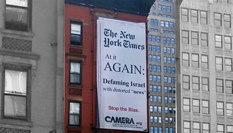 Media Watchdog Hangs Billboard Outside New York Times Office Accusing