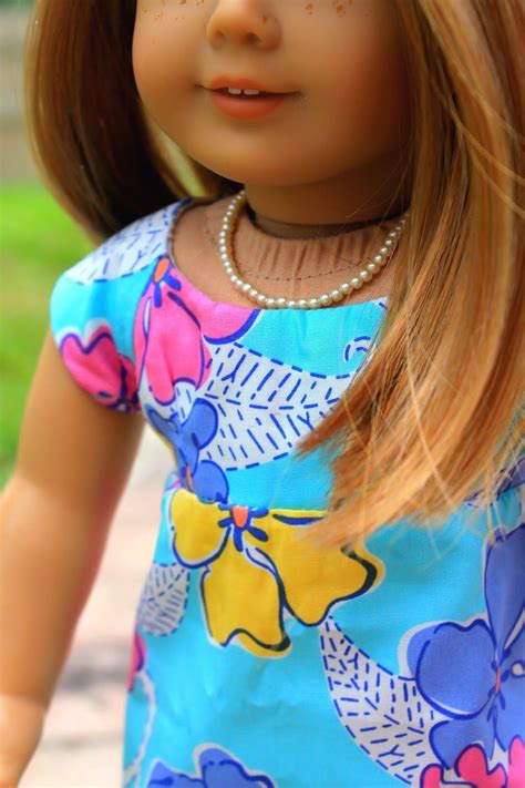 Doll Delight Blog A Gorgeous Lilly Pulitzer Dress Ag Doll Stuff Doll Clothes Dolls 18