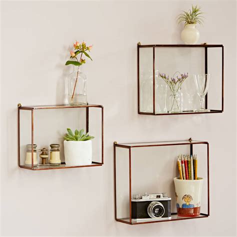 Hanging Glass Wall Shelf By Paper High