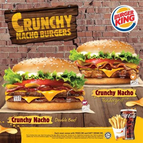 Burger king va a tu casa. Burger King Crunchy Nacho Burgers