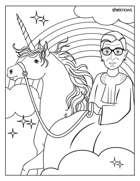 Coloring pages of dog weimaraner (self.coloringpages). You're Going To Be Obsessed With This Printable Ruth Bader ...