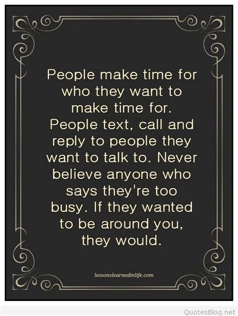 Make Time For People Quotes Quotesgram