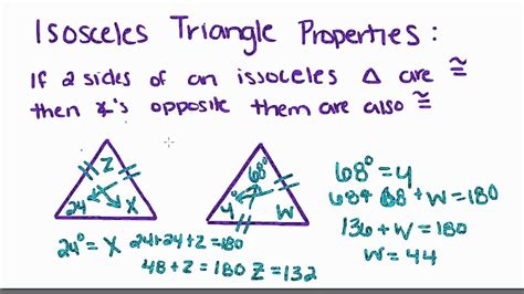 Introduction To Geometry 18 Properties Of Isosceles Triangles