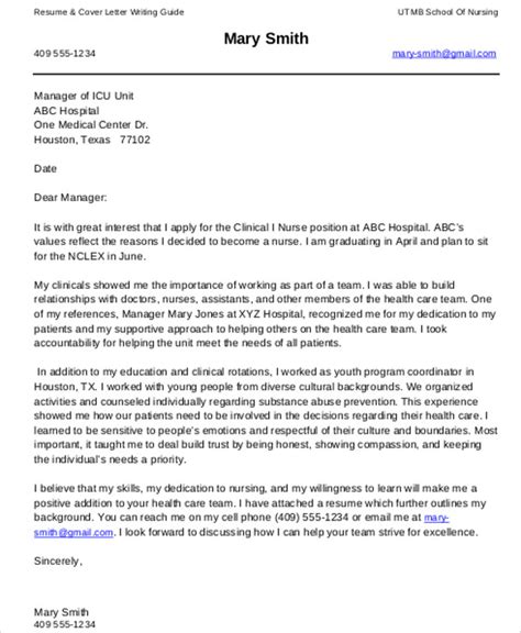 Sample Nursing Student Resume Cover Letter November 2020