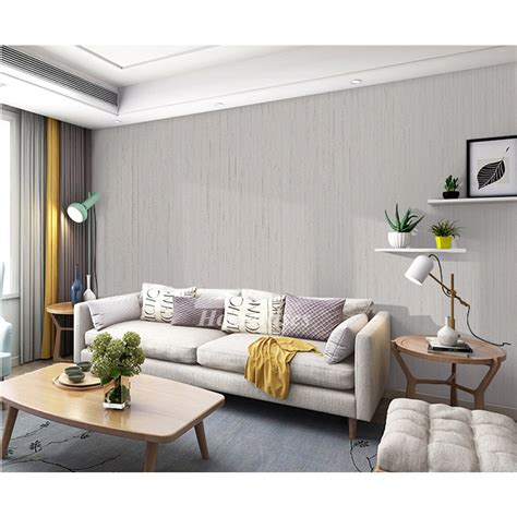 3d Home Wallpaper Non Woven Fabric Textured Bedroom Modern