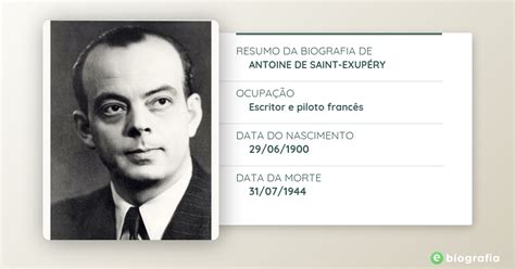 Biografia Antoine De Saint-exupery