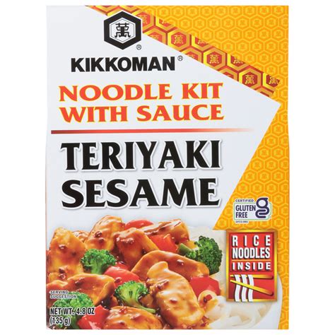 Save On Kikkoman Teriyaki Sesame Noodle Kit With Sauce Gluten Free