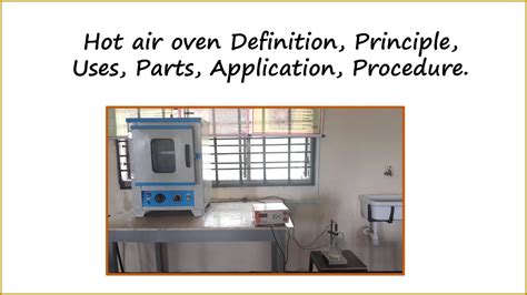 Hot Air Oven Definition Principle Uses Parts Application Procedure