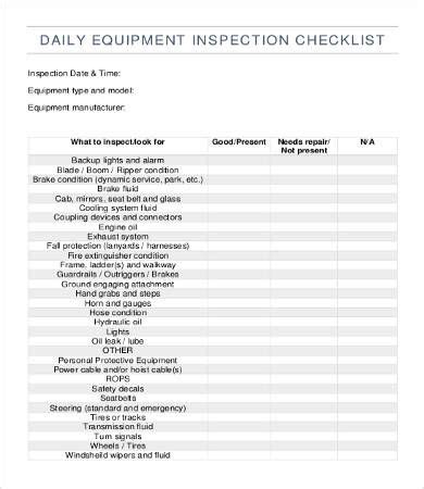 In a worksheet, carol has a cell formatted to accounting 11 best maintenance schedule examples templates download now examples from basic purpose of presenting excel maintenance schedule format is to bring ease in your way when. Equipment Maintenance Checklist Templates | 15+ Free Docs ...