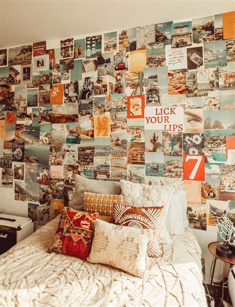 Coastal Kit Bedroom Wall Collage Photo Walls Bedroom Aesthetic Room