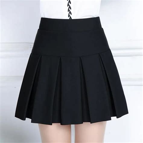 2018 sexy school girls short skirts womens harajuku a line party cocktail mini skirt ladies high