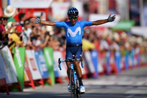Nairo Quintana wins stage two of the Vuelta a España as Nicolas Roche ...