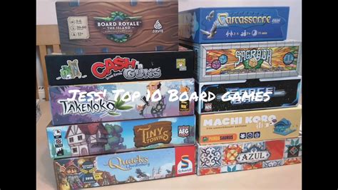 Jess Top 10 Board Games Youtube