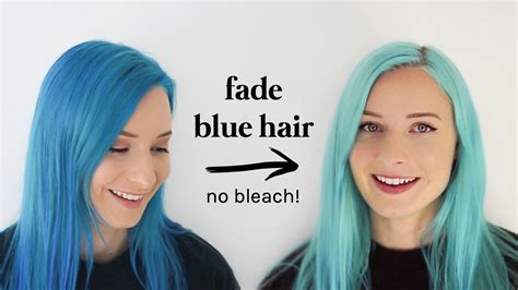 It also depends on what type of color you're going for. How To Fade Blue Hair Dye or Lighten Semi-Permanent Dye ...