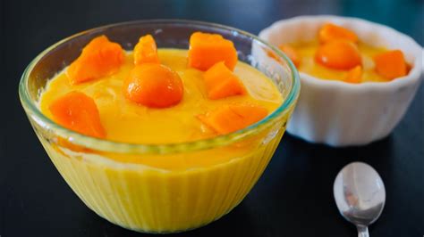 Delicious Mango Pudding With Basic Ingredients Easy Mango Dessert Recipe Youtube