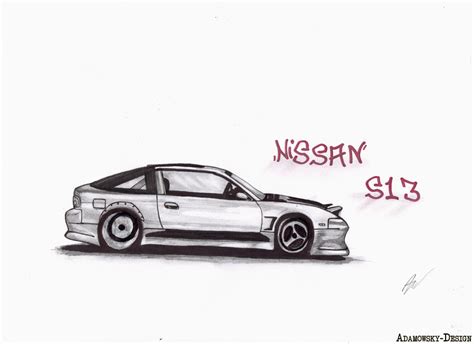 Nissan 180sx S13 By Adamowsky Design On Deviantart