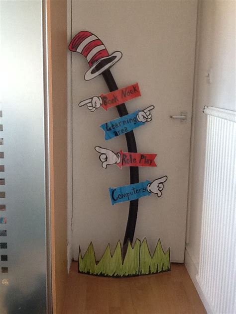 Dr Seuss Signpost I Made This For A Friends Classroom I Used Card For