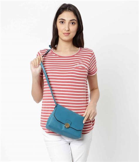 accessorize teal solid sling bag authentic brands for less online in pakistan