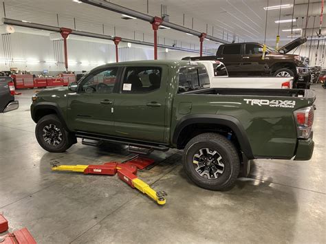 2021 Trd Off Road Army Green Photos Page 2 Tacoma World