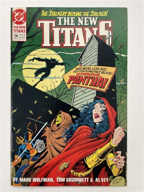New Titans 74 1st Appearance Of Pantha Comic Books Copper Age Dc
