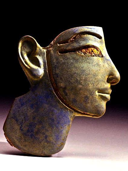 Glass Inlay Of The Head Of A Pharaoh 7th Century B C Ancient Egyptian Art Ancient Egypt