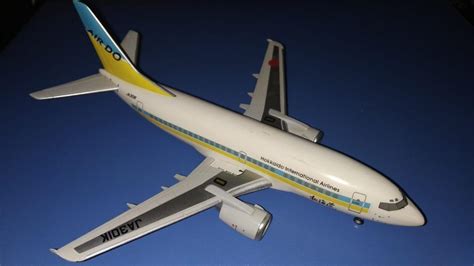 Hogan 1200 Scale Snap Fit Aircraft Model B737 500 Hobbies And Toys