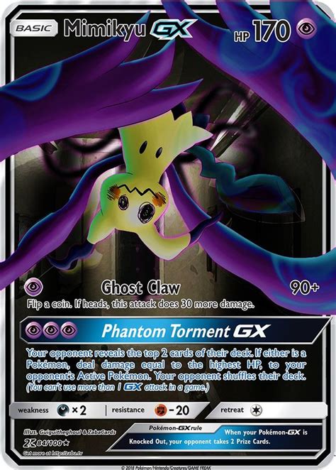 Maybe you would like to learn more about one of these? Mimikyu GX Custom Pokemon Card | Pokemon cards, Cool pokemon cards, Pokemon