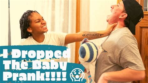 I Dropped The Baby Prank ‼️‼️ Wife Cries 🤭😳😧😢 Youtube