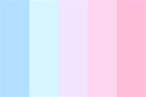 However you don't have to just stick to a pastel palette, you can opt for brighter colours, earthier tones or go richer like this baby blue and burgundy. Pastel Gum Color Palette