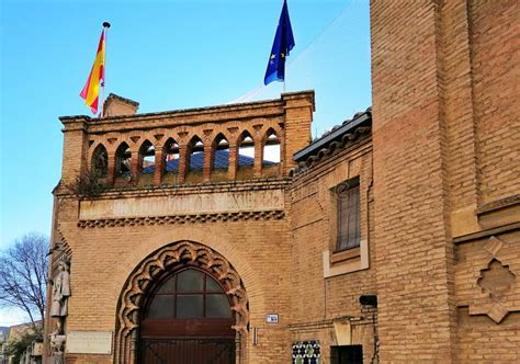 Sephardic Museum Entrance Shot In Toledo Spain Stock Image Image Of