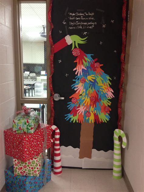 christmas classroom door decorating contest ideas