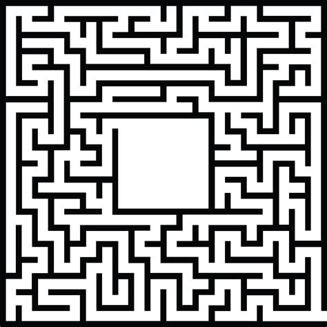 Free Clipart Of A Maze